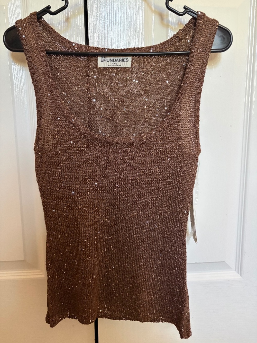 Women’s shimmer sweater tank